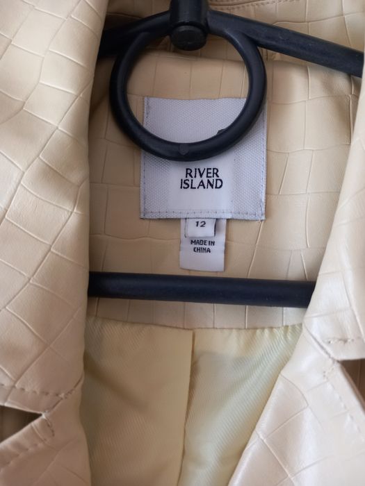 Еко кожа плащ  / тренч