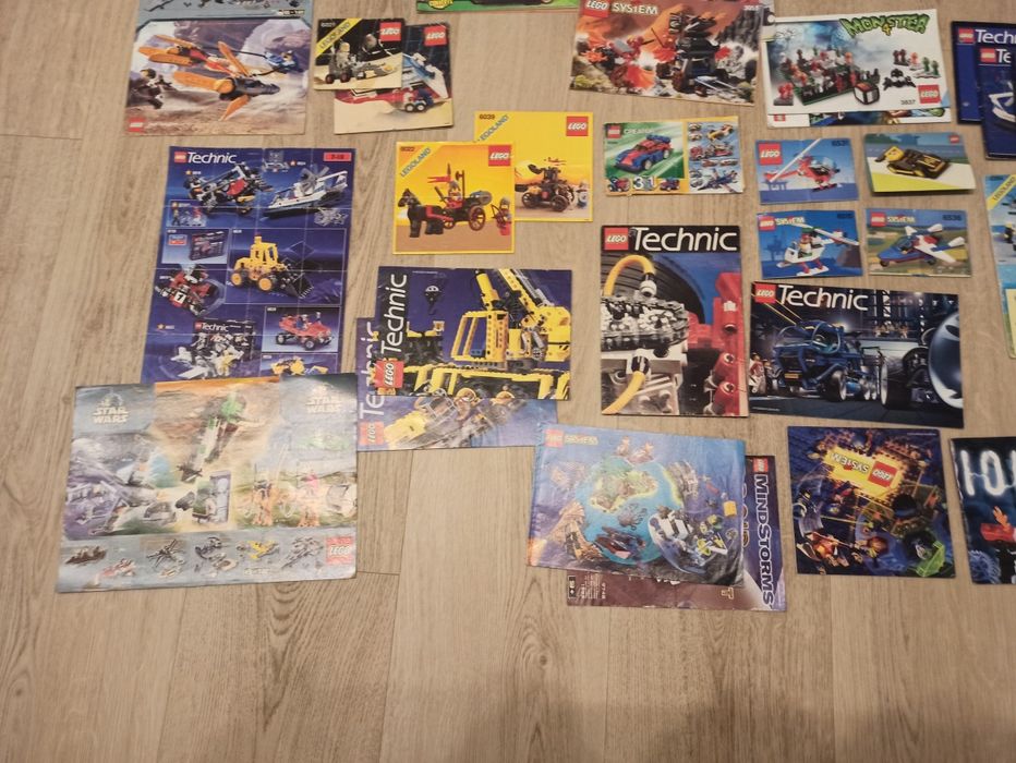 Instrukcje lego na sztuki. Lata 90' castle pirates town space technic