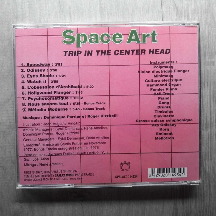 Space Art - Trip in the Center Head CD rare
