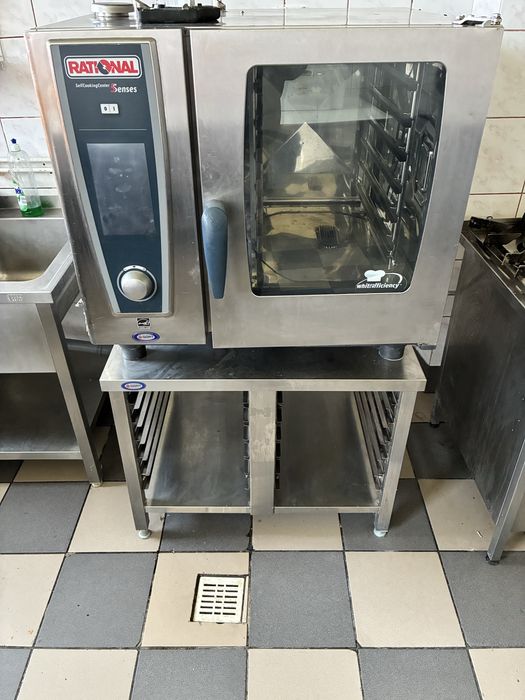 Piec Rational SCC 61 5 Senses Gaz G20 6xGN + Stojak  Po Serwisie 100%