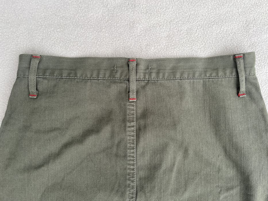 Długa midi spódnica khaki S Cimarron