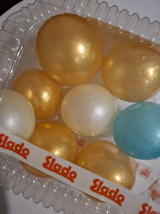 Ozdoby na tort gwiazdki balony
