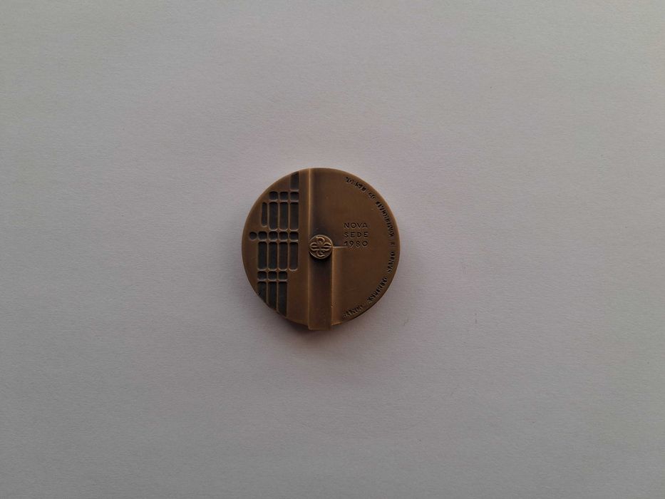 Medalha Comemorativa Bronze - BES Banco Espirito Santo Nova Sede 1980