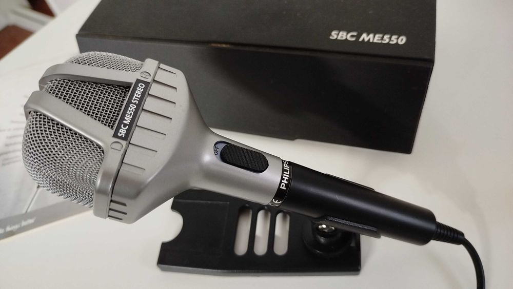 PHILIPS SBC ME550 Stereo Microphone, Complete with Original Case64751023365505122