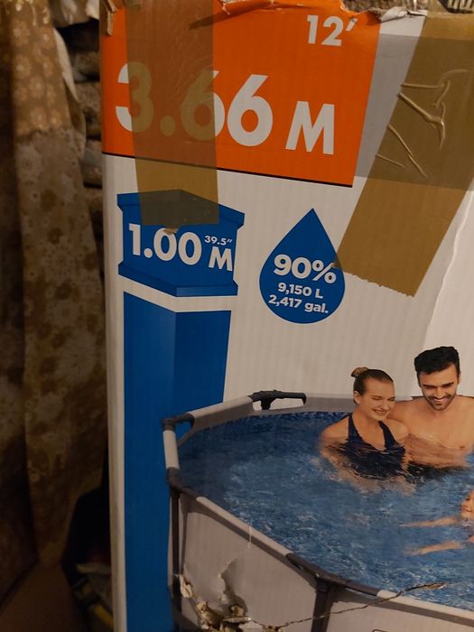 Basen rozporowa ogrodowy