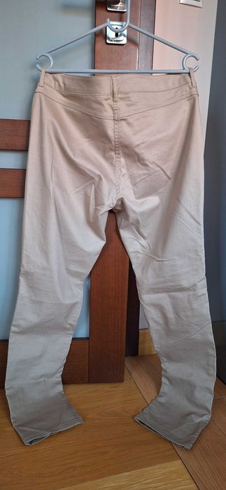 Spodnie  XXXL 46 H&M beżowe na wiosnę