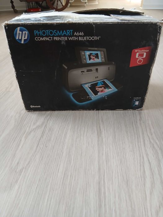 Pack Impressora Fotográfica HP Photosmart A646 Bluetooth + Papel Fotográfico + Acessórios