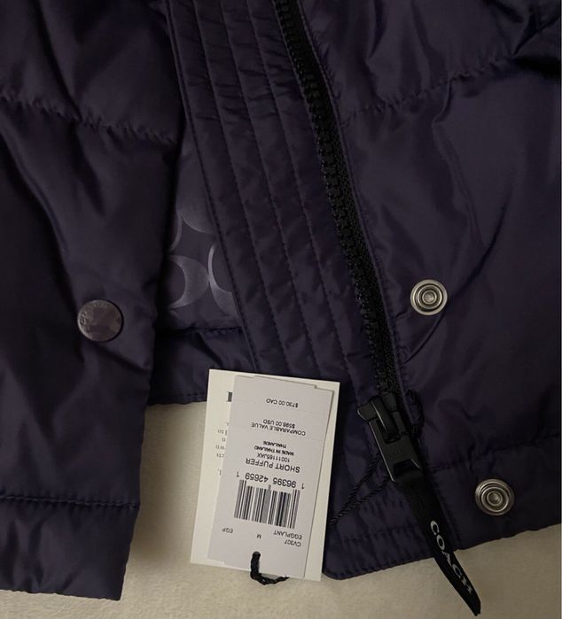 Куртка пуховик COACH