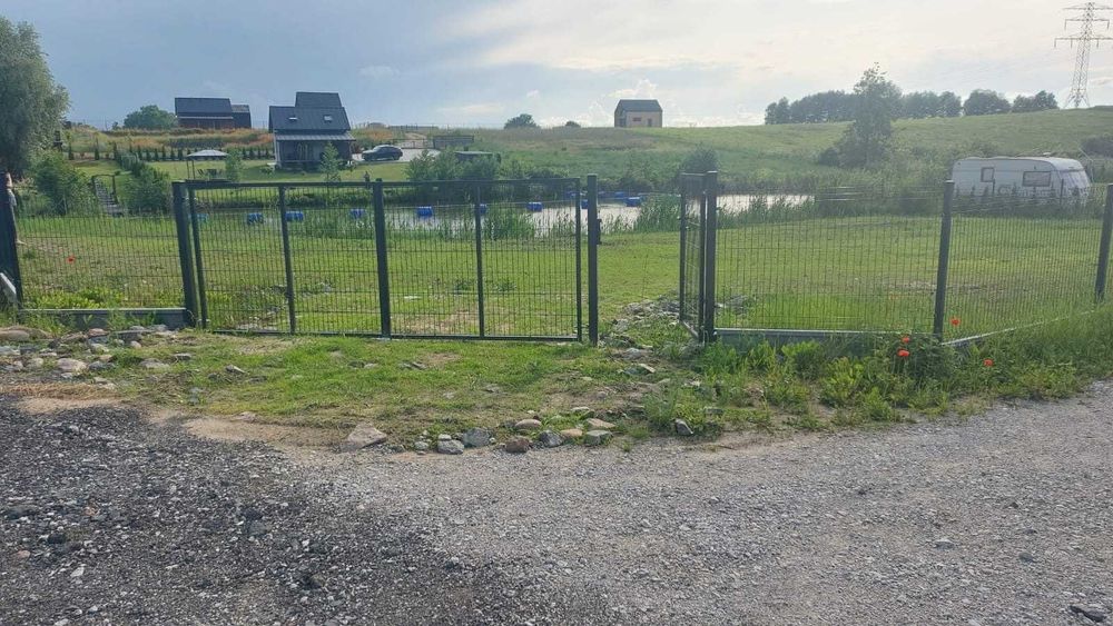 Działka nad jeziorem z własnym stawem Grójczyk 2,5 h od Warszawy