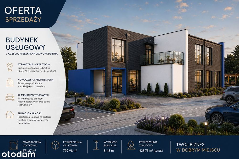 Działka inwestycyjna 1906 m² | pozwolenie na budowę | Białystok