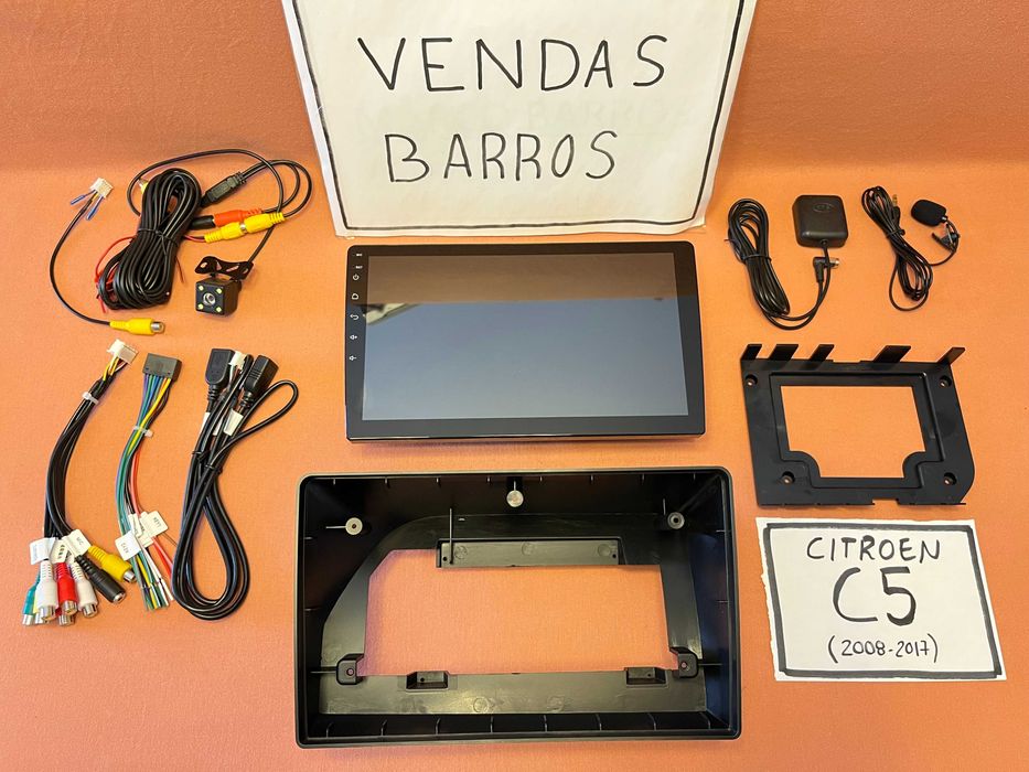 Rádio 2DIN 10.1" Citroen C5 (2008 a 2017) Tourer • Android [4+64GB]