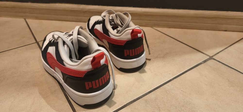 Buty męskie sneakersy Puma Rebound v6 wygodne trampki skórzane róż 38