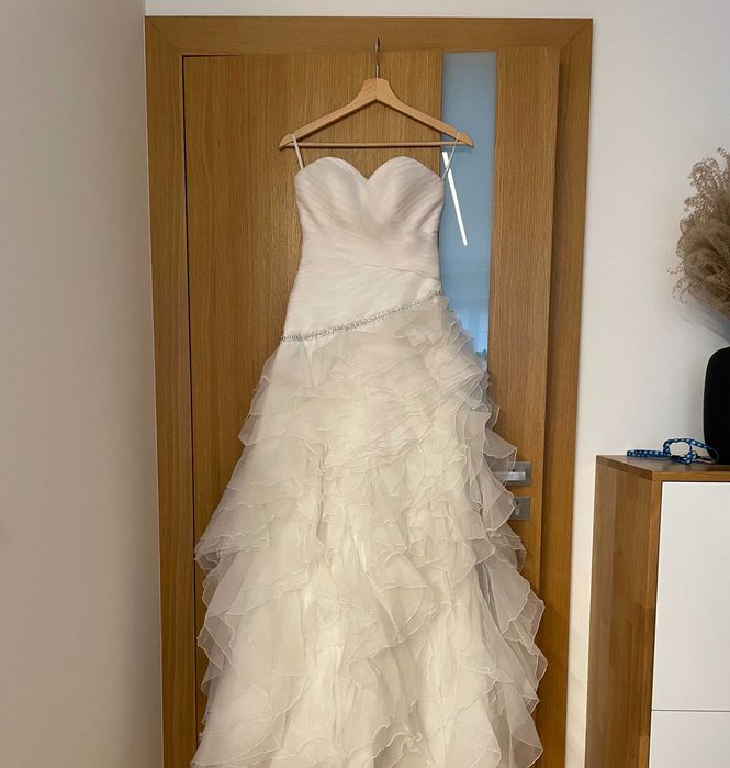 Suknia ślubna Urszuli Mateji – śnieżna biel, rozmiar 36/S