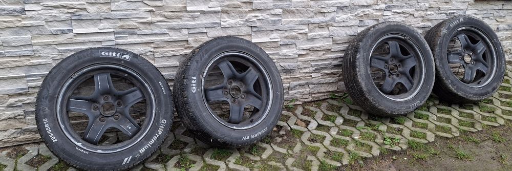 Koła Felgi Alufelgi z oponami   Astra h 16 4x cena za całość