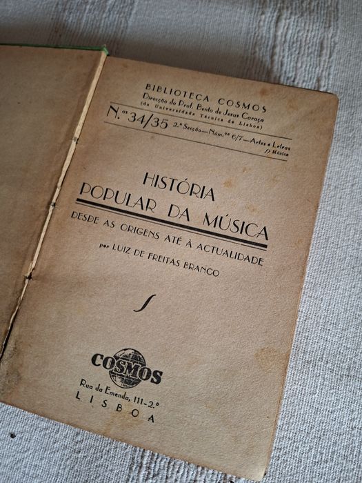 História Popular da Música por Luiz de Freitas Branco