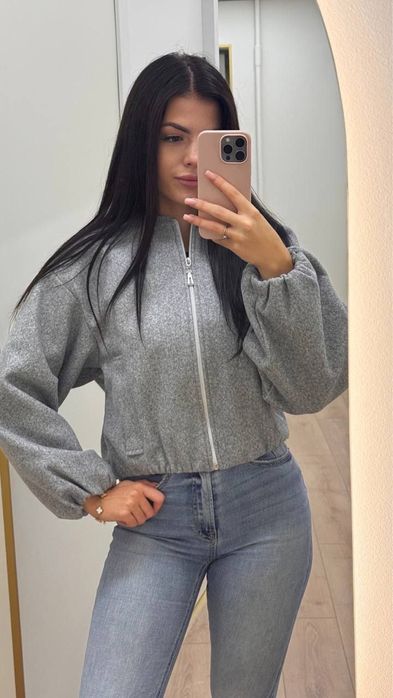 Кашеміровий бомбер на підкладці