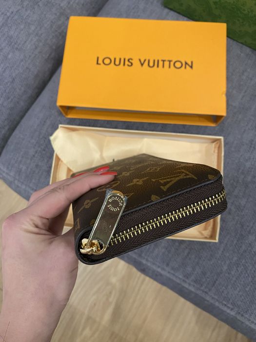 Portfel LV Louis Vuitton Monogram Zippy na zamek brązowy
