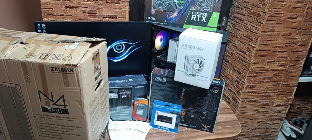 Системный блок.AMD Ryzen 5 3600 . DDR4 16GB.RTX-3080. Игровой.