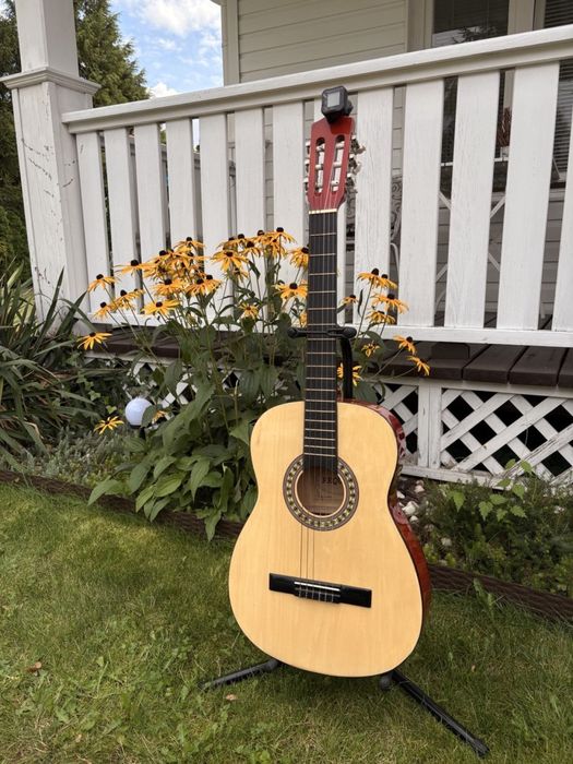 Gitara klasyczna + STROIK + STATYW + KOSTKA | bardzo dobry stan