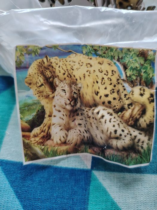 Пазли на 120 штук, дика природа, леви , тигри