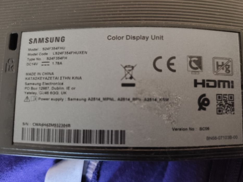 Monitor.  samsung