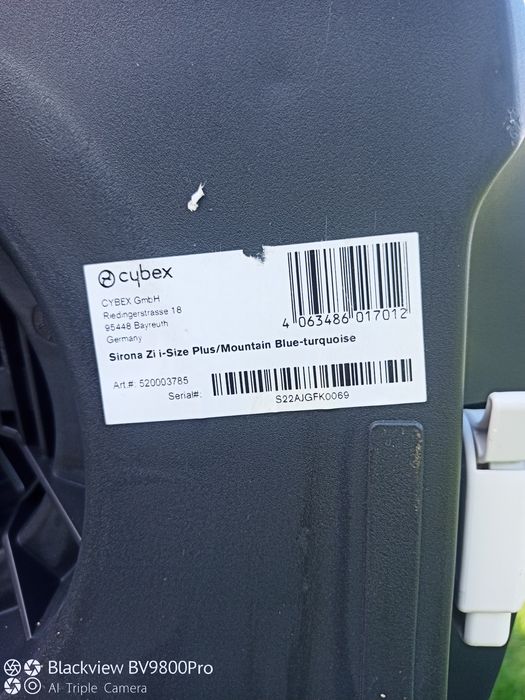 Fotelik Cybex Sirona Zi i-Size Plus, Mountain Blue