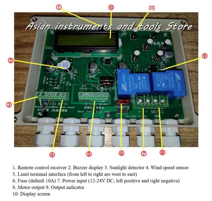 Single-Axis or Dual-Axis Solar Tracker Kit, 12 V / 24 V64737773581827122