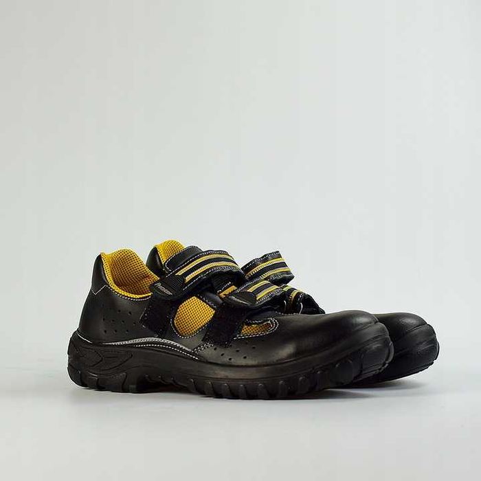 Obuwie bezpieczne robocze BHP sandały Protektor LEO LITE S czarne
