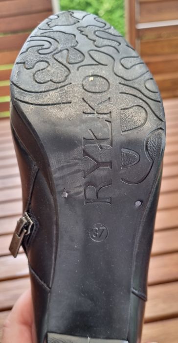 Botki skórzane, Ryłko, rozm. 37