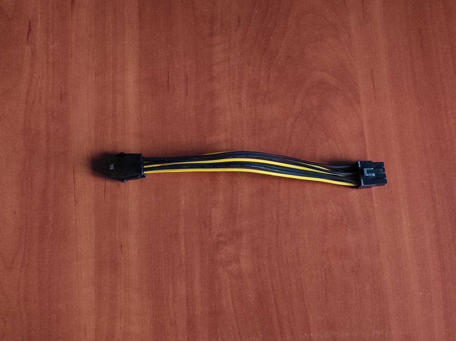 переходник с 6Pin на 8Pin (PCI-E GPU) для дополнит. питания видеокарты