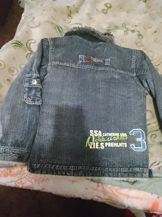 Куртка жинсова ,тепла,мальчукова