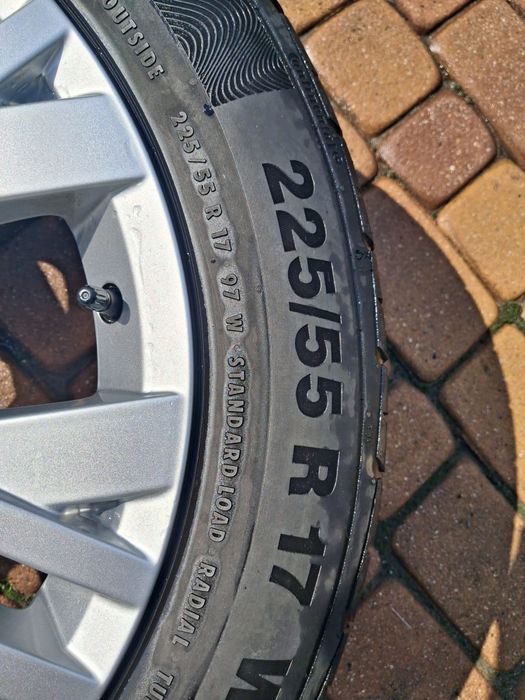Vw Alltrack koła letnie Continental 225/55/17 ,ET 41, 5x112