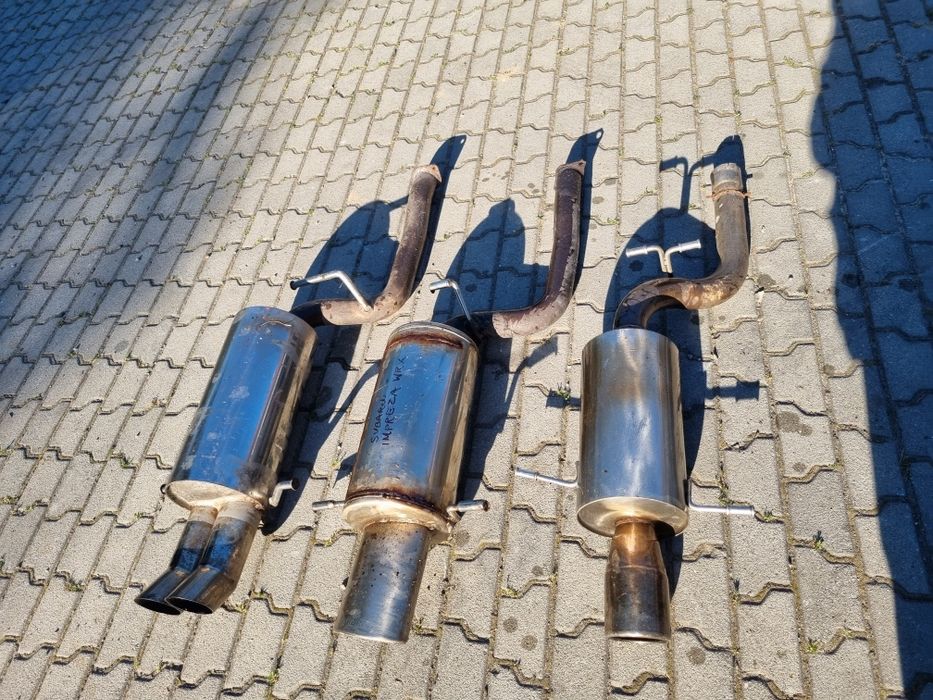 Wydech Ostatni Tłumik Tłumnik SUBARU Impreza WRX Oryginał CSC