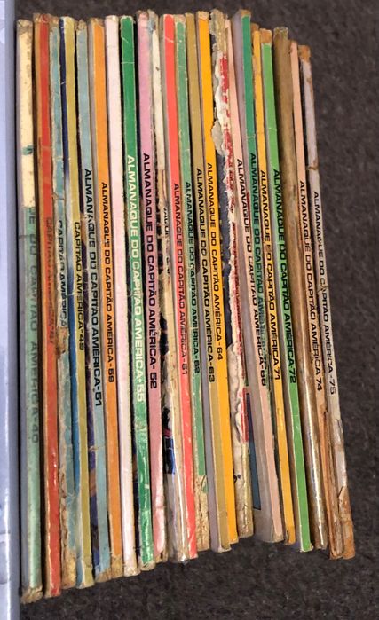 Revistas Marvel Almanaque Capitão América anos 80/90