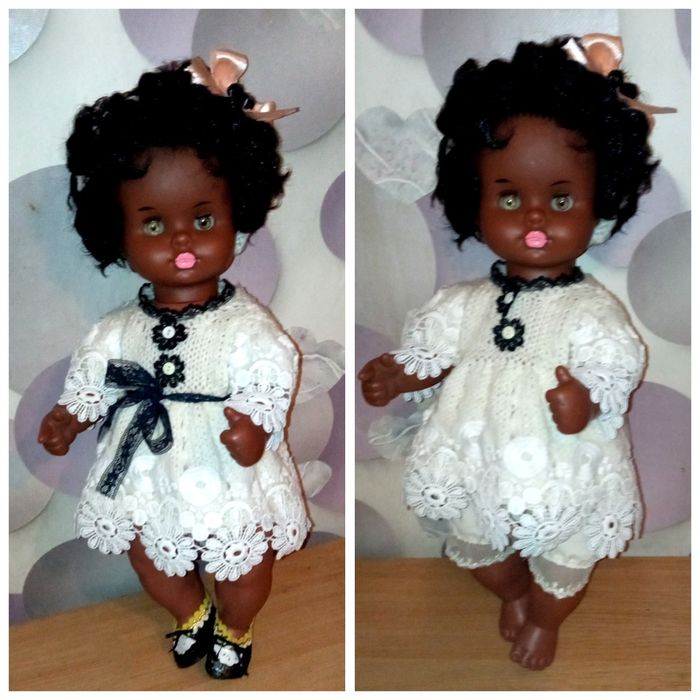 Кукла ГДР Lissi Batz . Времени СССР. Мулатка. 50 cm.: 1 500 грн