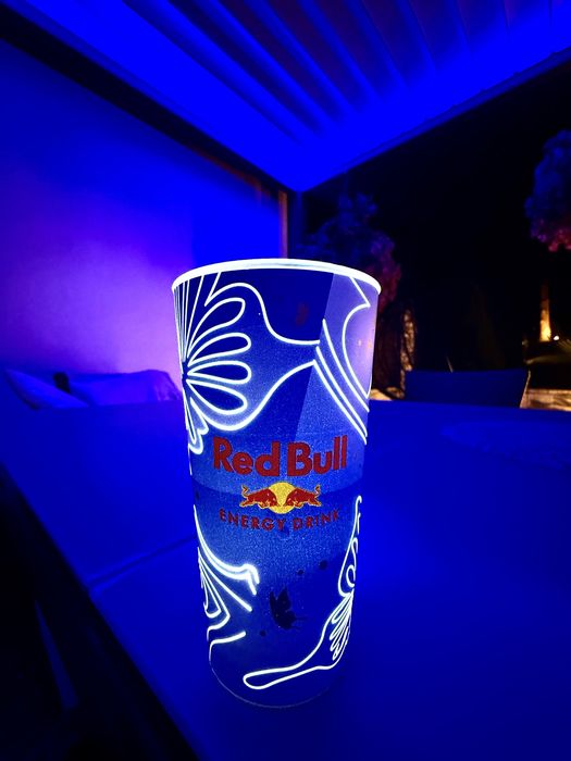 Podświetlany kubek led na baterie Red Bull Tomorrowland 2026