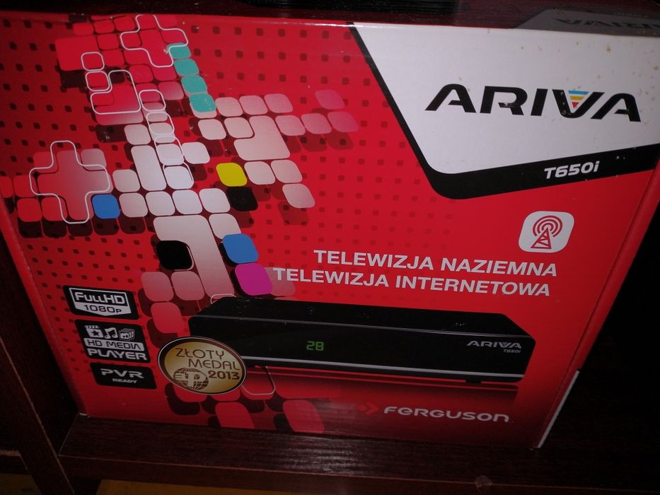 Tuner dekoder DVB-T Ferguson Ariva t650i.