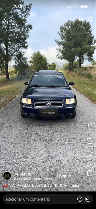 Vw pasat 1.9TDI, 130cv caiixa automatica com 259km