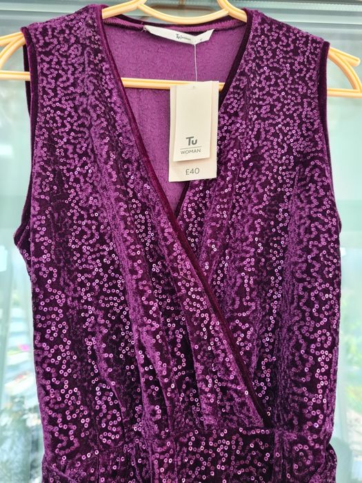 комбинезон,  вечернее , новогоднее пайетки xs s