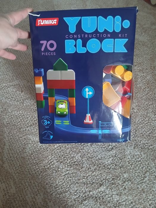 Конструктор  yuni block. Lego. Трек.