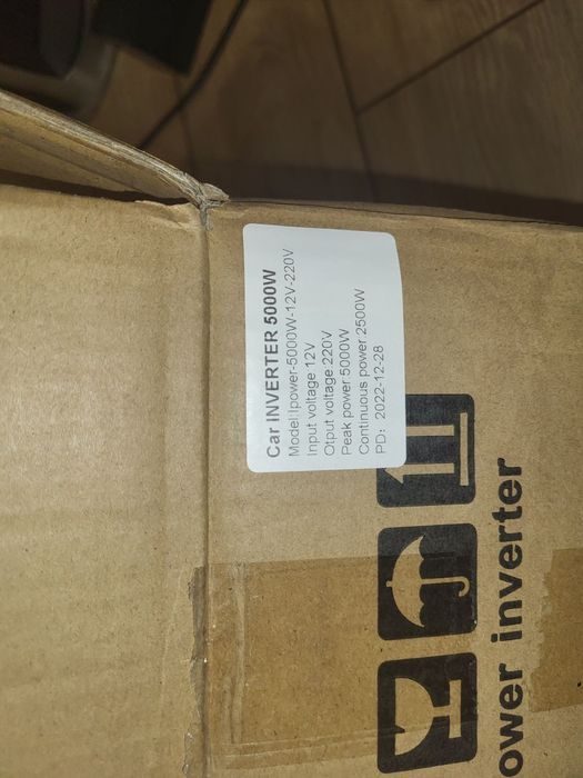 Інвертор Easun 5000W, 12V -220V, чиста синусоїда, інвектор