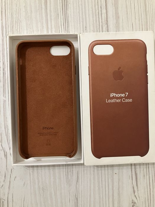 Чехол Leather Case Saddle Brown Iphone 7 8 Se 2020 2022