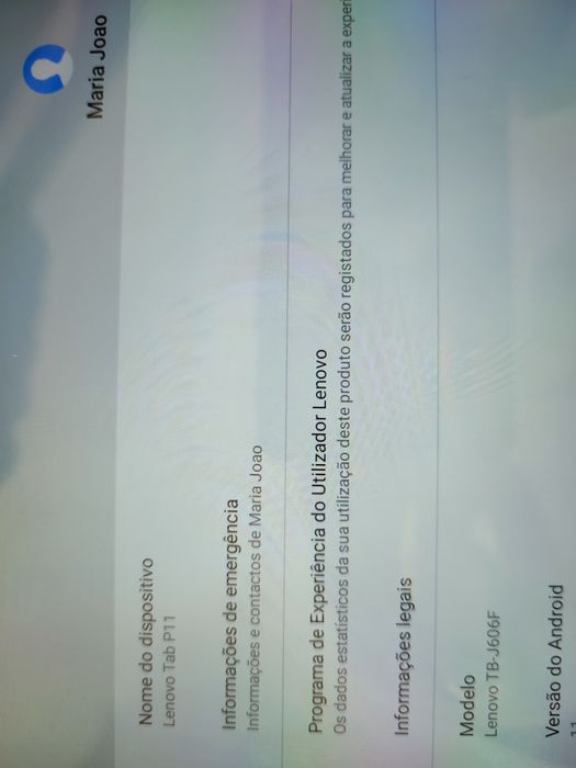 Tablet Lenovo P1164750710655747124