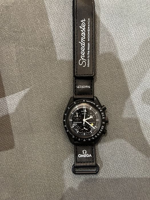 Relógio swatch x omega mission to the moon moonphase