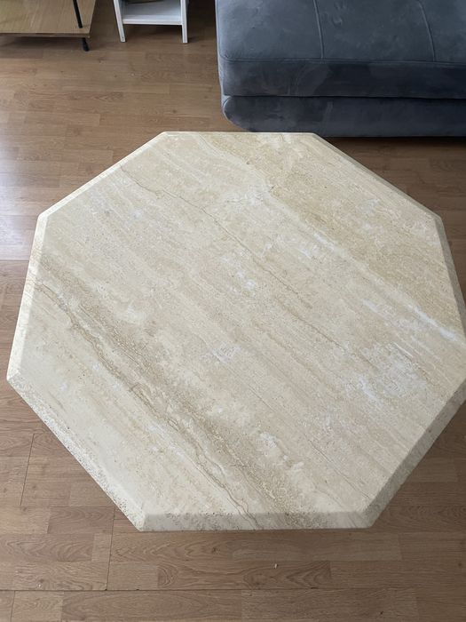 Stol trawertyn 100x100x45