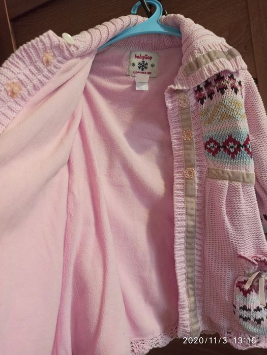 Кофта, пальто для девочки