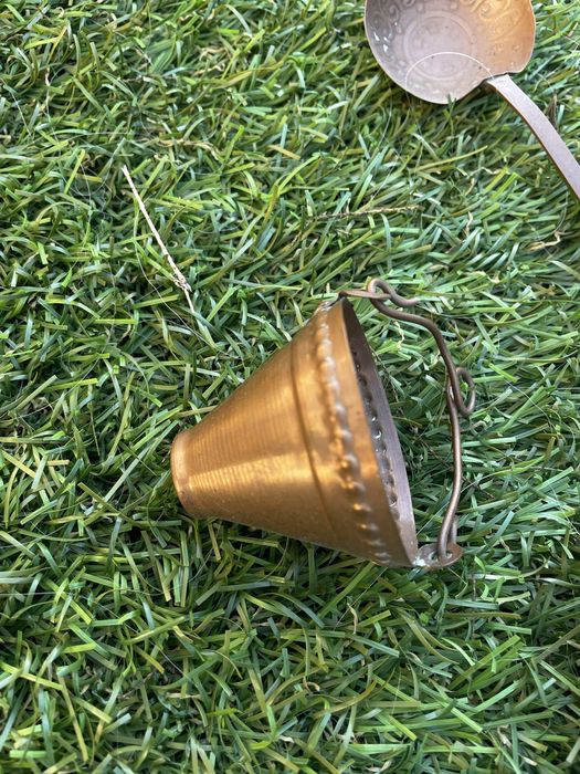 Conjunto latão antiguidade