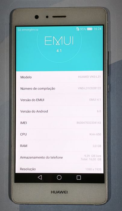 Smartphone Huawei P9 Lite VNS-L31