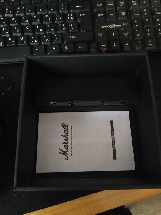 Навушники Marshall Major IV Black Оригіналні