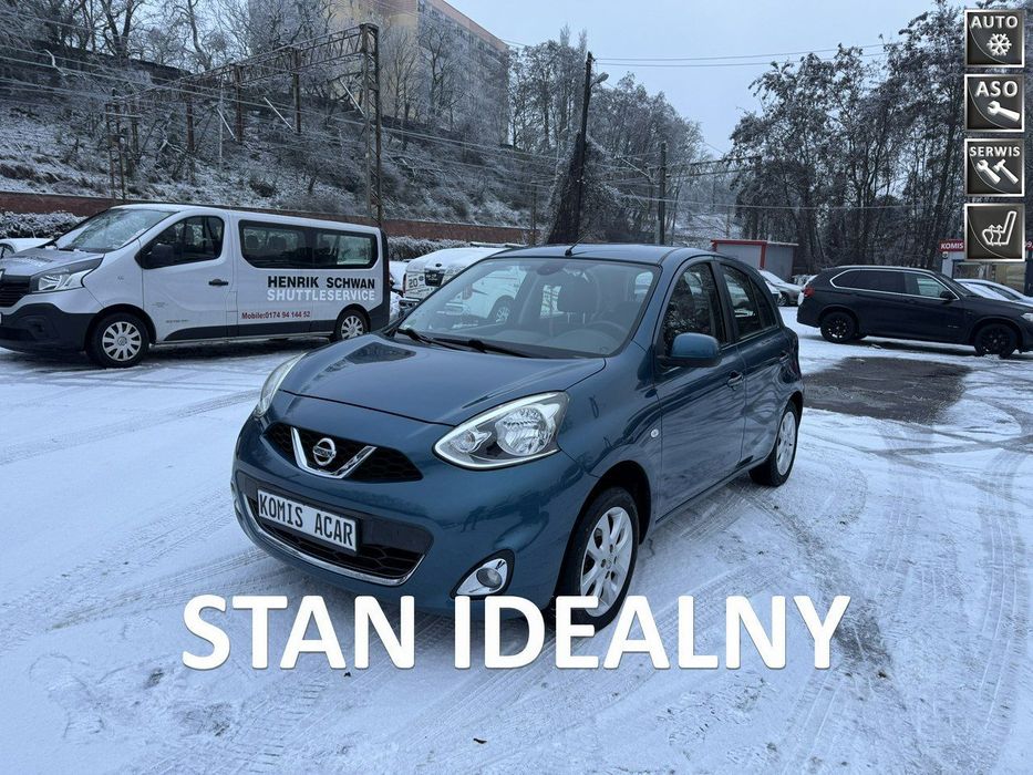 Nissan Micra 1.2i-80km-Serwisowany-2-Właściciel-Klimatronik-Tempomat-Komputer-Alu
